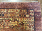 8' x 11' 7" Hand Finished Couristan Modern Contemporary Wool Rug Belgium Brown - Jewel Rugs