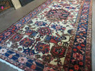 5.5' X 10.5' Antique Handmade Indian Floral Oriental Wool Rug Tribal Veg Dye Nice - Jewel Rugs