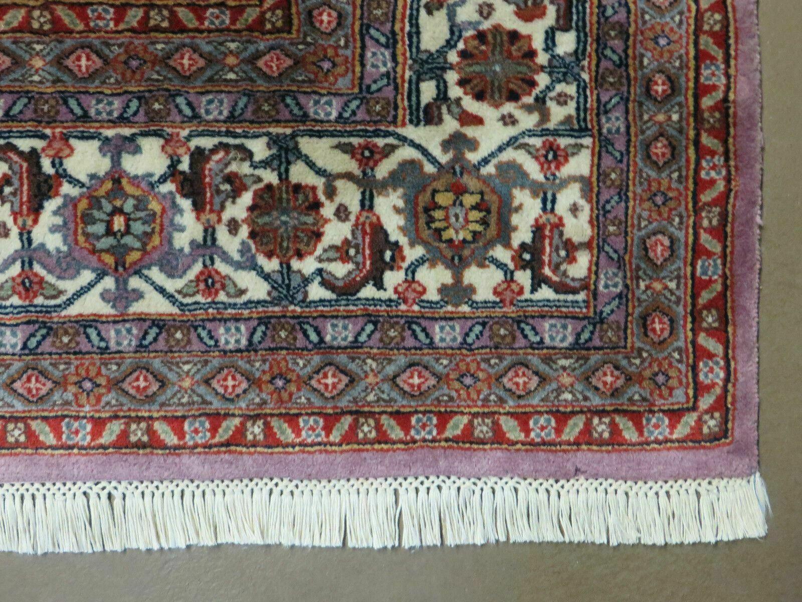 8' X 10' Vintage Fine Handmade India Wool Rug Hand Knotted Carpet Detailed Nice - Jewel Rugs