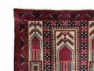 3x5 New Vintage Handmade Tribal Balouch Wool Rug Prayer Rug Red Black Beige Nice - Jewel Rugs