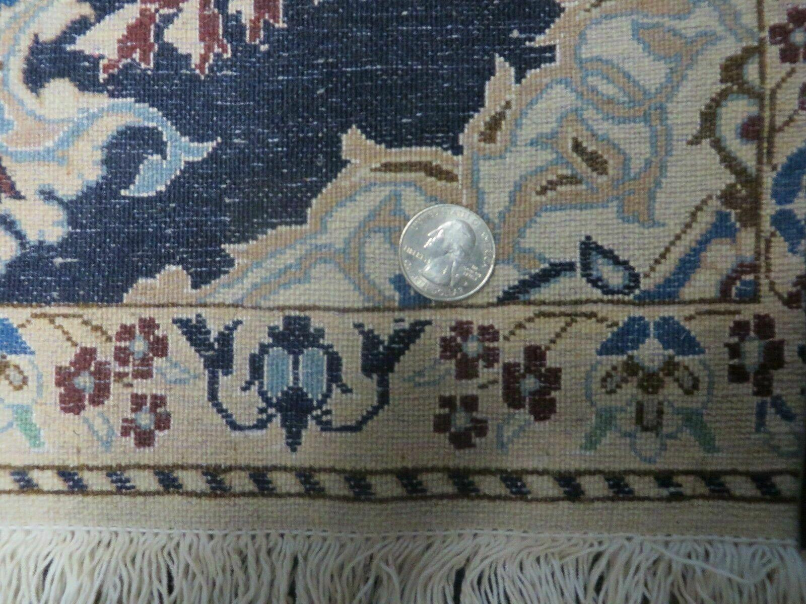 Persian Nain Runner 1.8 x 5 - Wool & Silk - Narrow Runner - Jewel Rugs