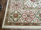 12' X 15' One-of-a-Kind Indian Hand-Knotted Wool Rug Hand Made Floral Ivory Nice - Jewel Rugs