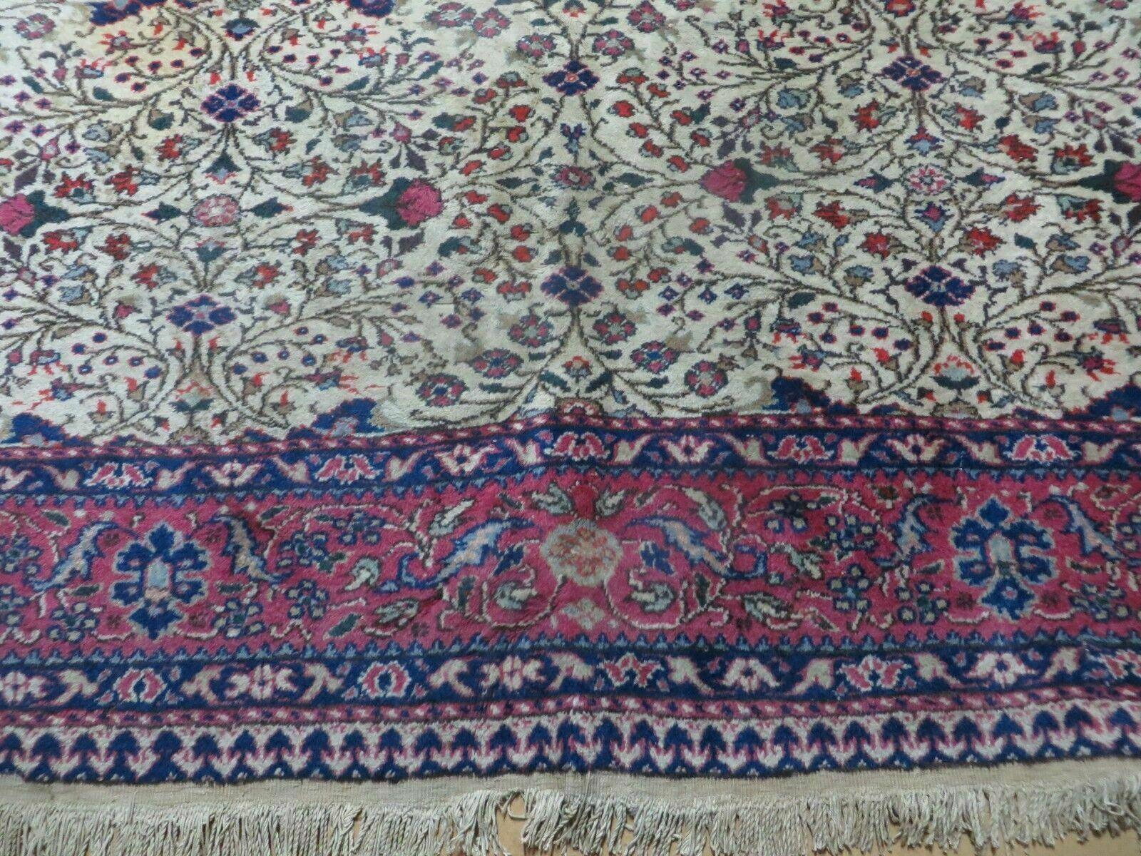 7' X 10' Semi Antique Handmade Turkish Sevas Kayseri Wool Rug Carpet Organic - Jewel Rugs