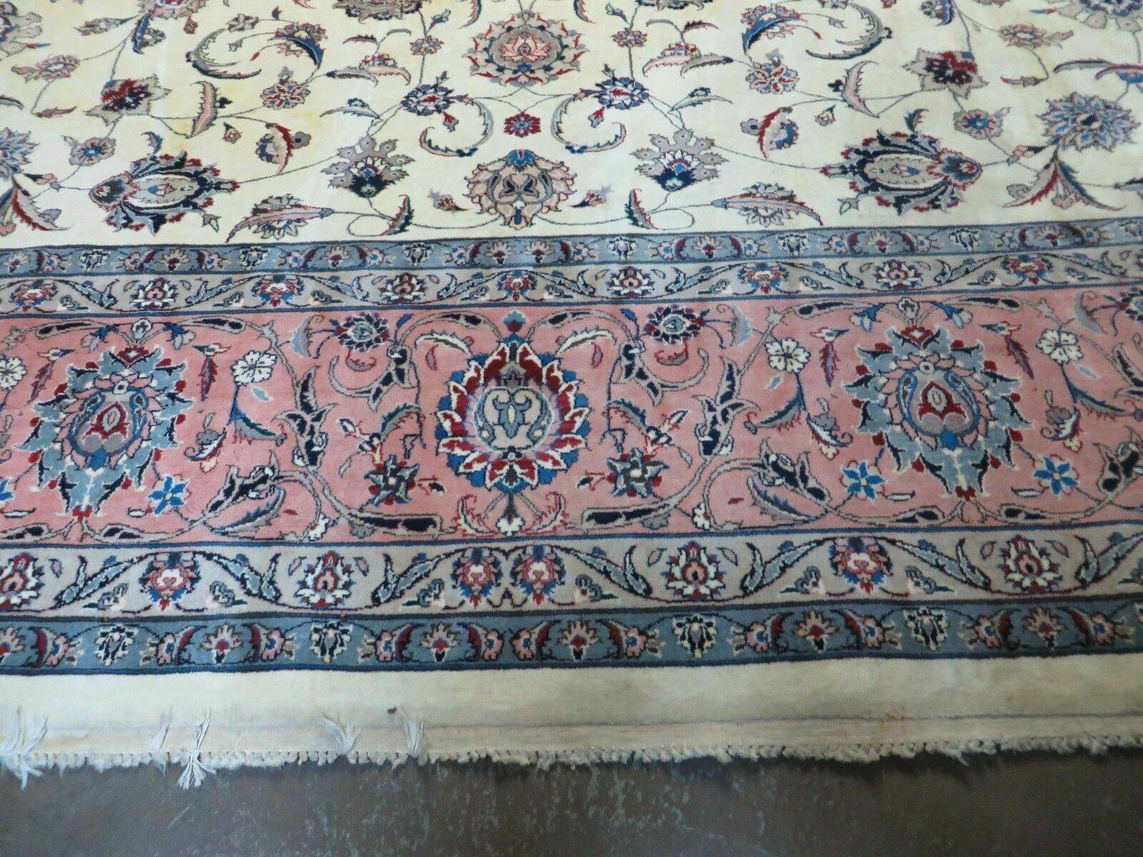 11' X 15' Vintage Hand Knotted Pakistani Oriental Wool Rug Hand Knotted Carpet - Jewel Rugs