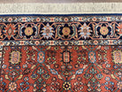 5.9 x 9 Karastan Serapi Rug #729, Wool Karastan Carpet, Original 700 Series, Red and Dark Blue, Discontinued, 6x9 Vintage Karastan, Nice - Jewel Rugs