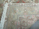 4' X 6' Vintage Handmade Fine Chinese Floral Oriental Wool Rug Beauty Details - Jewel Rugs