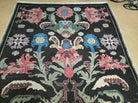 4' 5" X 16' 1" Antique Karabagh Caucasian Rug Handmade Wool Carpet Organic Dye - Jewel Rugs