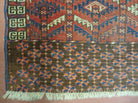 4' X 5' Antique Handmade Fine Tekkeh Turkoman Engsi Hatchli 4 Seasons Wool Rug - Jewel Rugs