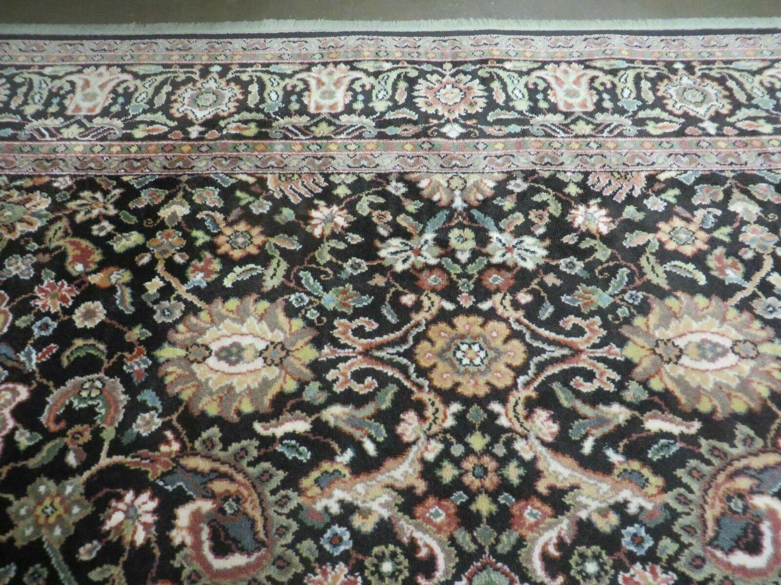 8'8" X 10'6" Karastan Chahar Mahal Sultanabad Pattern # 608 Wool Rug Dark Brown - Jewel Rugs