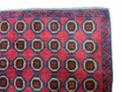 3'X 4'8" Vintage Handmade Tribal Wool Rug Balouchi Rug Afghan Rug Red Beige Blue - Jewel Rugs