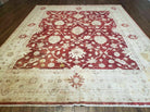 8' X 10' Handmade Peshawar Floral Oriental Wool Rug Hand Knotted Carpet Nice - Jewel Rugs