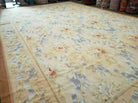 12' X 18' Magnificent Handmade Wool Rug Aubusson Weave Savonnerie Flat Pile - Jewel Rugs