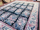 9x12 Floral Pattern Rug Green Garden of Eden Pakistani Carpet Hand Knotted Wool Area Rug Living Room Rug Vintage Dining Room Rug 9 x 12 Nice - Jewel Rugs