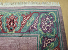 9' X 11' Tufenkian Handmade Tibetan Nepal Wool Rug Magenta Open Field Decorative Soft Rug Wow - Jewel Rugs