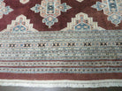 8' X 10' Vintage Handmade Bokhara Turkoman Pakistan Wool Rug Carpet Nice - Jewel Rugs