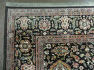 8'8" X 10'6" Karastan Chahar Mahal Sultanabad Pattern # 608 Wool Rug Dark Brown - Jewel Rugs