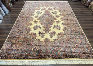 8.8 x 12 Karastan Kirman Rug #781, Antique Karastan Oriental Carpet, Wool Area Rug 9x12, Original Collection 700 Series, Rare Discontinued - Jewel Rugs