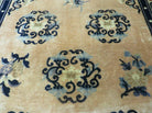 4' X 6' Antique Handmade Fine Knotted Peking Chinese Wool Rug Amiri Salmon - Jewel Rugs