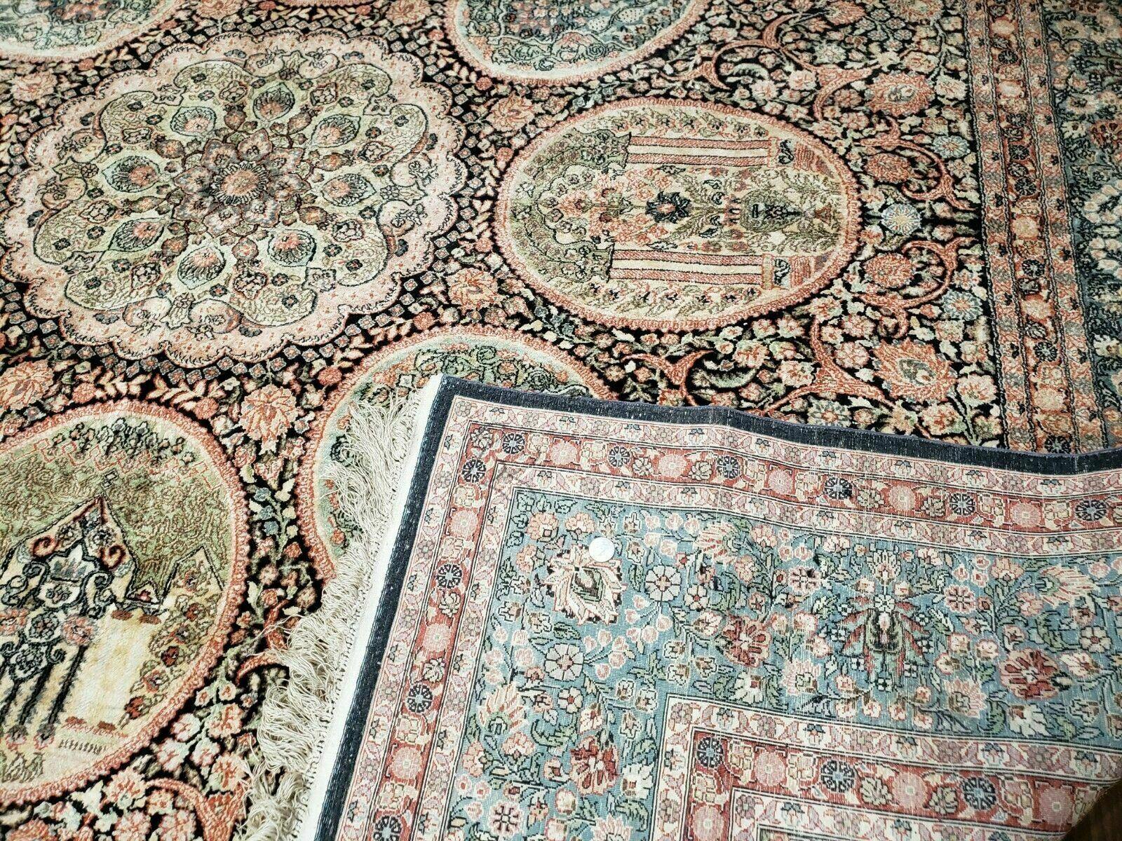 8' X 8' Gorgeous Handmade Fine Chinese Oriental Silk Rug Allover One Of A Kind - Jewel Rugs