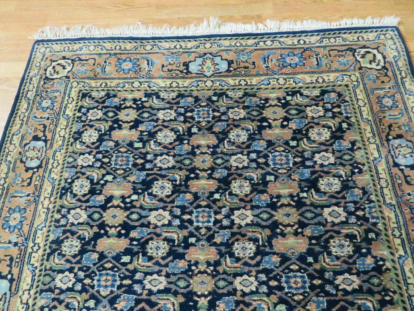 4' X 6' Handmade Finely Knotted Turkish Wool Rug Vegetable Dyes Allover Pattern - Jewel Rugs