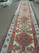 2'11" X 17' Antique Handmade Turkish Wool Oriental Rug Runner Carpet Camel Hair Wow - Jewel Rugs