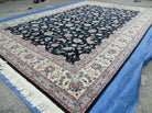 10' X 14' Vintage Handmade India Wool Hand Knotted Carpet Rug Organic Dyes Nice - Jewel Rugs