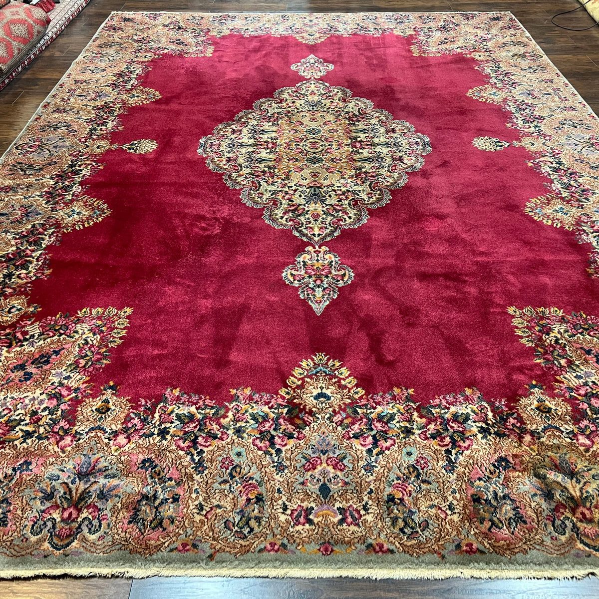 10x14 Karastan Rug Red Kirman #762, Vintage Karastan Rug, Original 700 ...