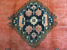 5' X 9' Antique Handmade India Floral Oriental Wool Rug Vegetable Dye Red Nice - Jewel Rugs