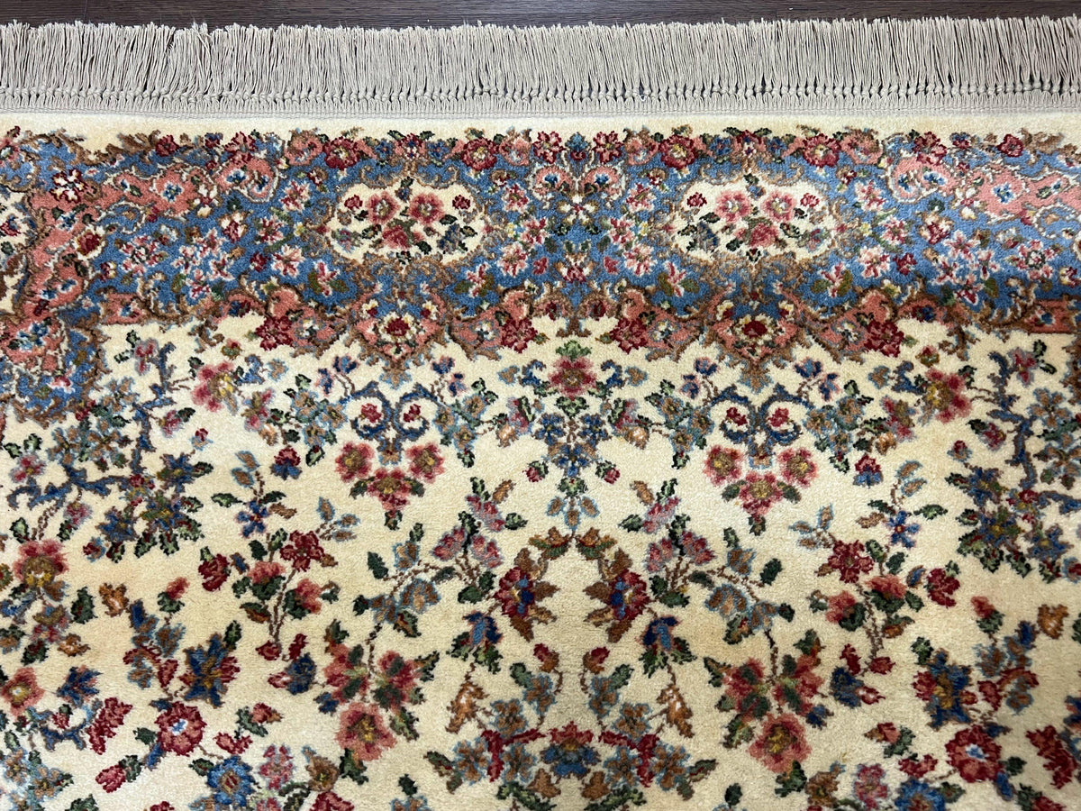 Karastan Ivory Kirman Rug #788, Wool Karastan Carpet 5.9 x 9, Original ...