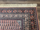 8.8 x 11.8 Karastan Mir Seraband Rug #570, Stately Homes Collection, Wool Karastan Carpet, Salmon Red Cream Black, Vintage Area Rug 9x12 - Jewel Rugs