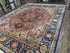 Karastan Heriz Rug 8'8" x 10'6", Vintage Karastan Wool Carpet Heriz Pattern #726 Hard to Find Original 700 Series Heriz Serapi Medallion Rug - Jewel Rugs