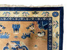 5x5 Vintage Chinese Peking Art Deco Nichols Square Rug Animals Dragons Elephant - Jewel Rugs