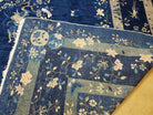 8' X 10' Antique Hand Made Art Deco Nichols Peking Chinese Rug Carpet Blue Nice - Jewel Rugs