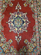 1' 6" X 2' 2" Vintage Handmade Indian Wool Rug Nice - Jewel Rugs