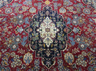 6' X 9' Vintage Fine Handmade India Floral Oriental Wool Rug Carpet Red Nice - Jewel Rugs