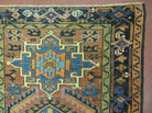 3' X 5' Antique Handmade Indo Caucasian Design Geometric Wool Rug Nice - Jewel Rugs