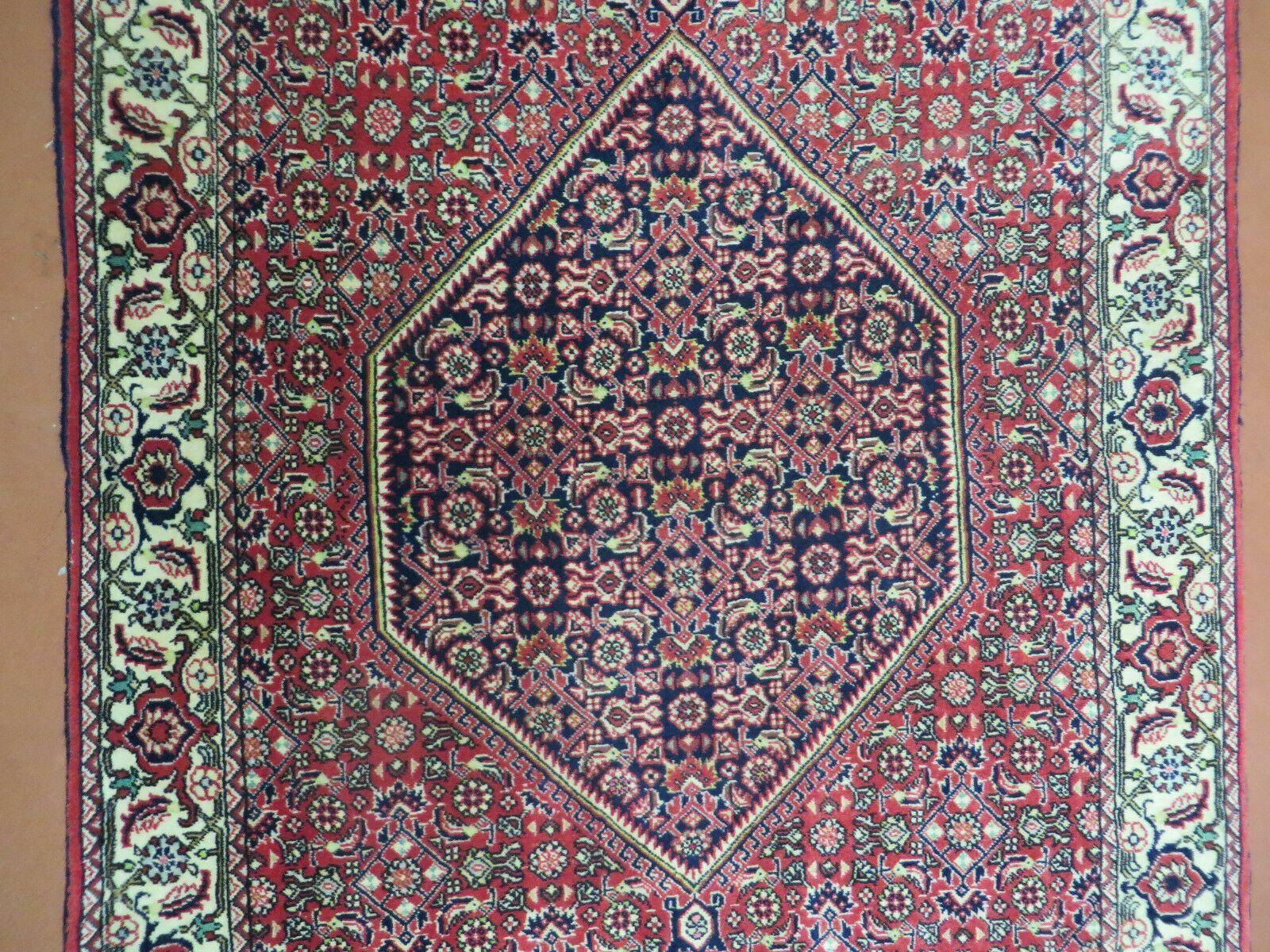 3' X 4.5' Vintage Handmade India Amritsar Floral Oriental Fine Wool Rug Nice - Jewel Rugs