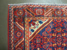 3' 6" X 10' 4" Antique Handmade India Floral Oriental Wool Runner Rug # 128 - Jewel Rugs