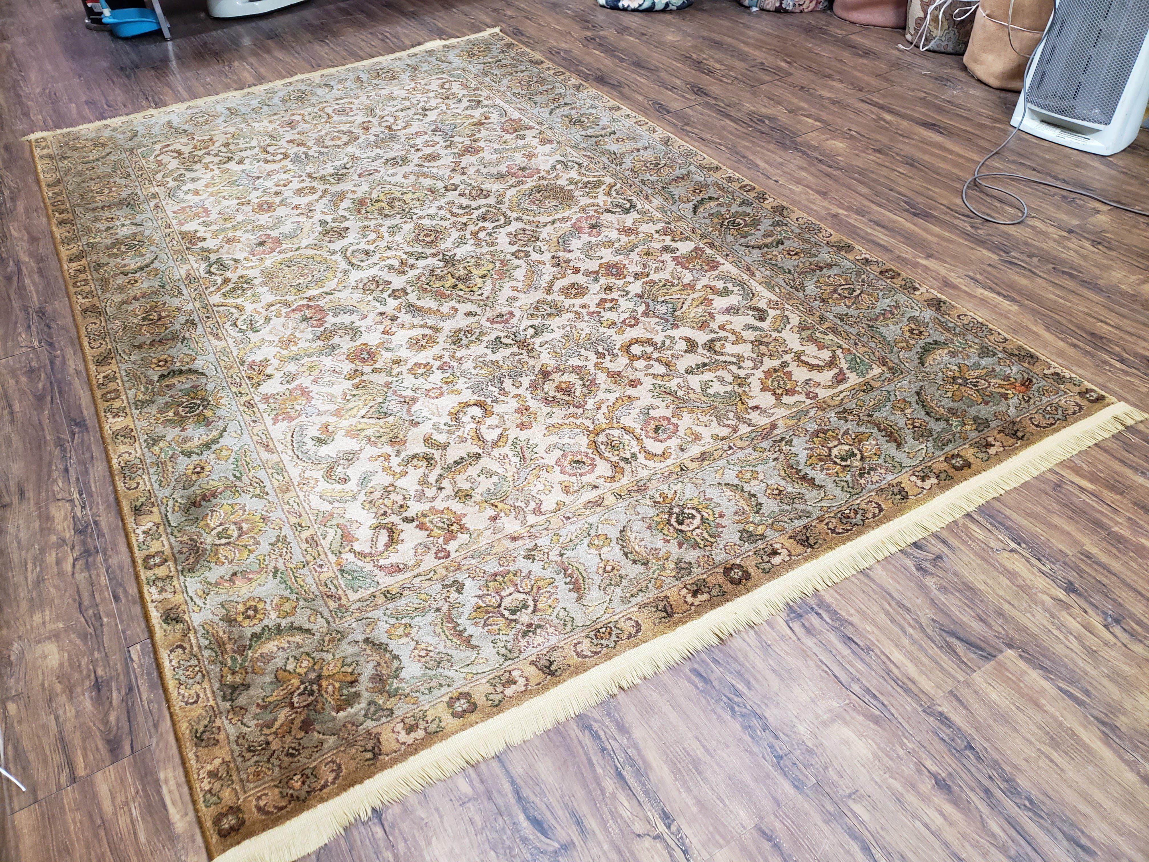 Karastan Rug 5' 9" x 9', Karastan Samovar Teawash 900-907, Medium Sized Karastan Area Rug, Wool Karastan Carpet, Traditional Karastan Rug - Jewel Rugs