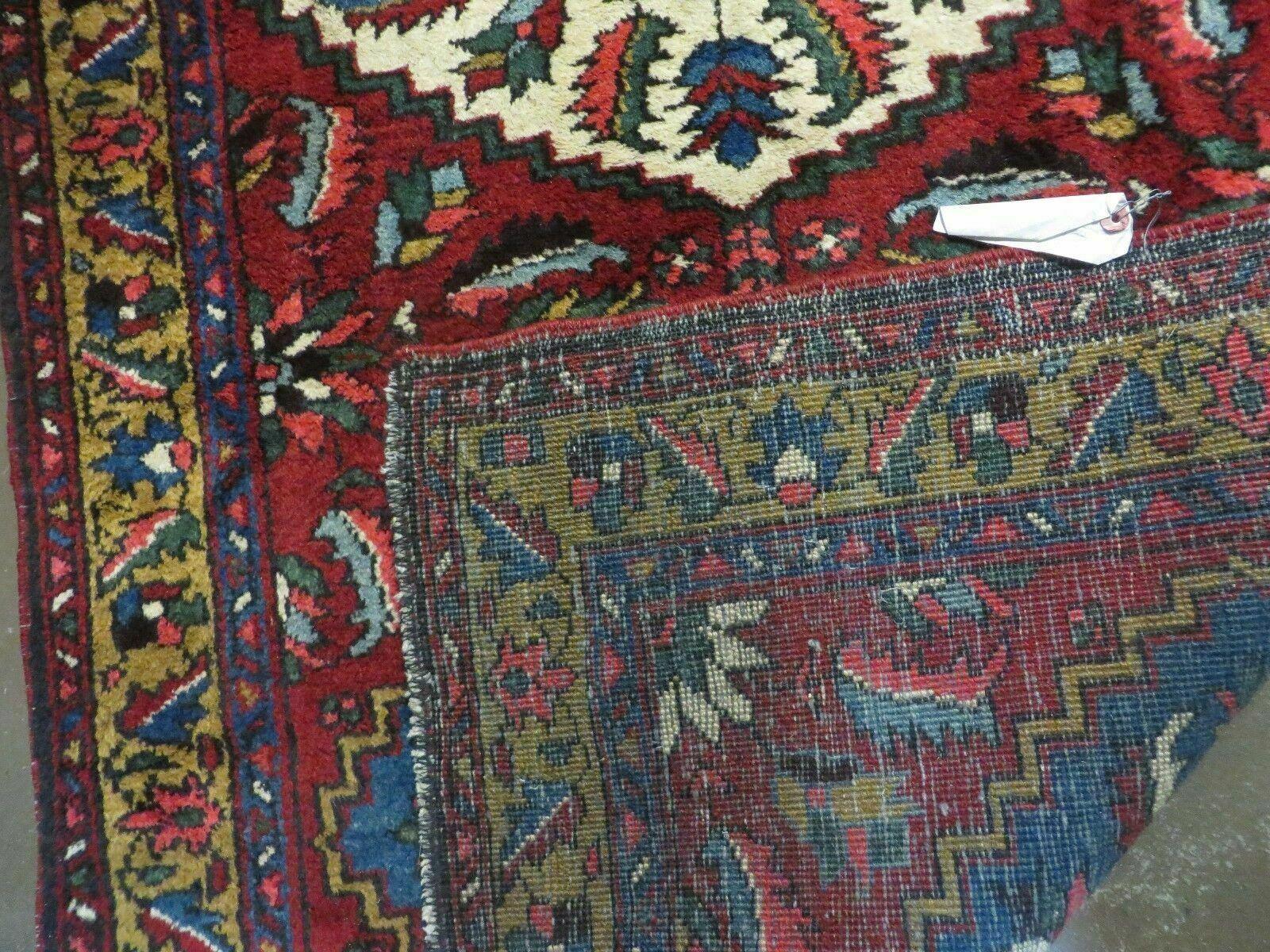 3' X 10' Handmade India Floral Oriental Wool Runner Rug Red Hand Knotted Nice - Jewel Rugs