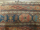 17' X 40" Antique Handmade Soumak Sumak Wool Rug Flat Weave - Jewel Rugs