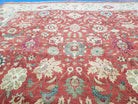 Oversized Indo Mahal Rug 14x17, Palace Sized X Large Hand Knotted Carpet Very Fine Vintage Traditional Large Living Room Dining Room Rug Red - Jewel Rugs