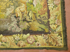 6' 5" X 7' Antique Tapestry French Handmade Aubusson Weave Nature One Of A Kind - Jewel Rugs