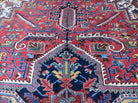 10' X 19' Handmade Palace Size India Decorative Wool Rug Medallion Red Nice - Jewel Rugs