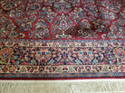 10' X 14' Karastan #700 Red Sarouk # 785 Wool RUG American Made Beauty - Jewel Rugs