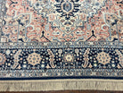 Karastan Rug 8.8 x 12 Blue Heriz #748, Wool Karastan Carpet, Discontinued Karastan Area Rug, Vintage Karastan Original Collection 700 Series - Jewel Rugs