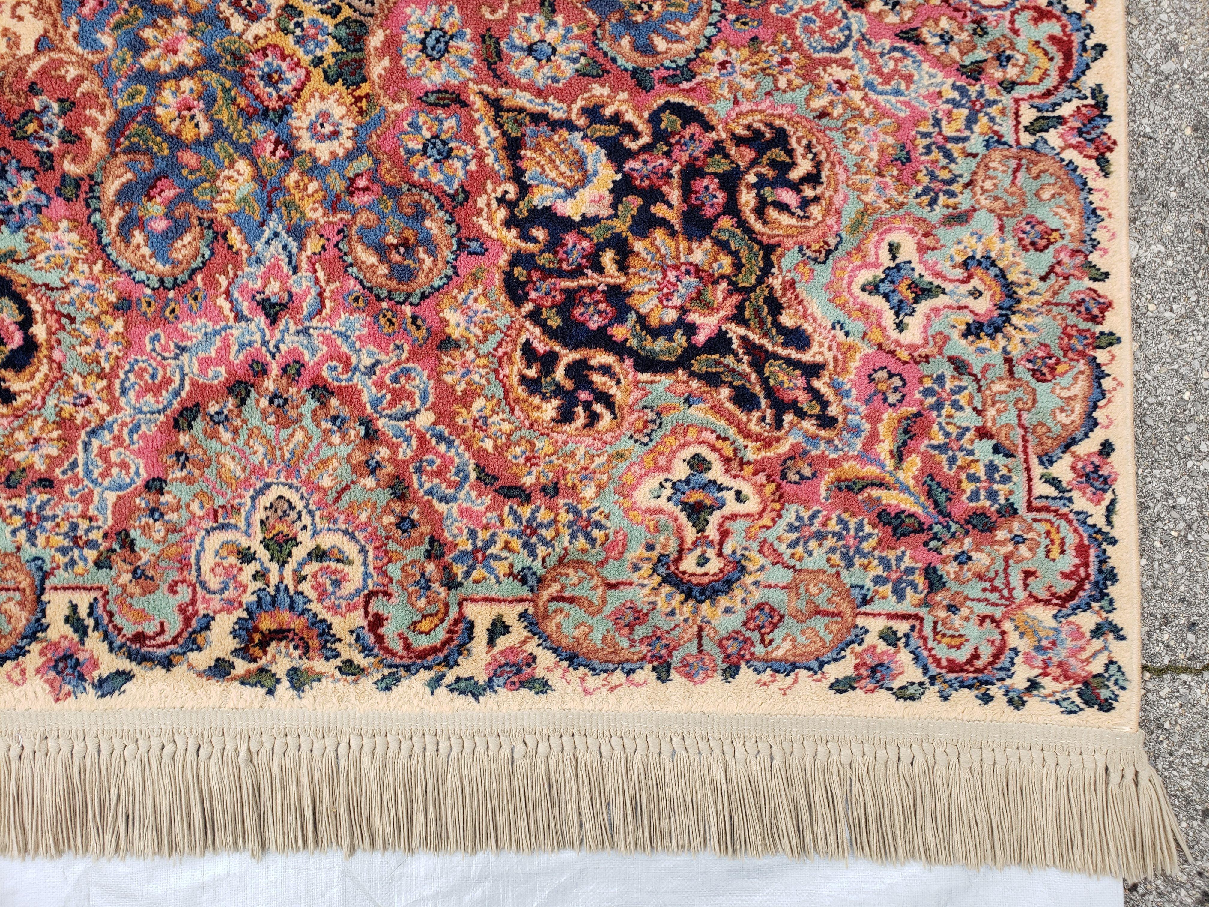 10x14 Karastan Kirman Rug Wool Karastan Carpet 10 x 14 Vintage Karastan Area Rug USA - Jewel Rugs