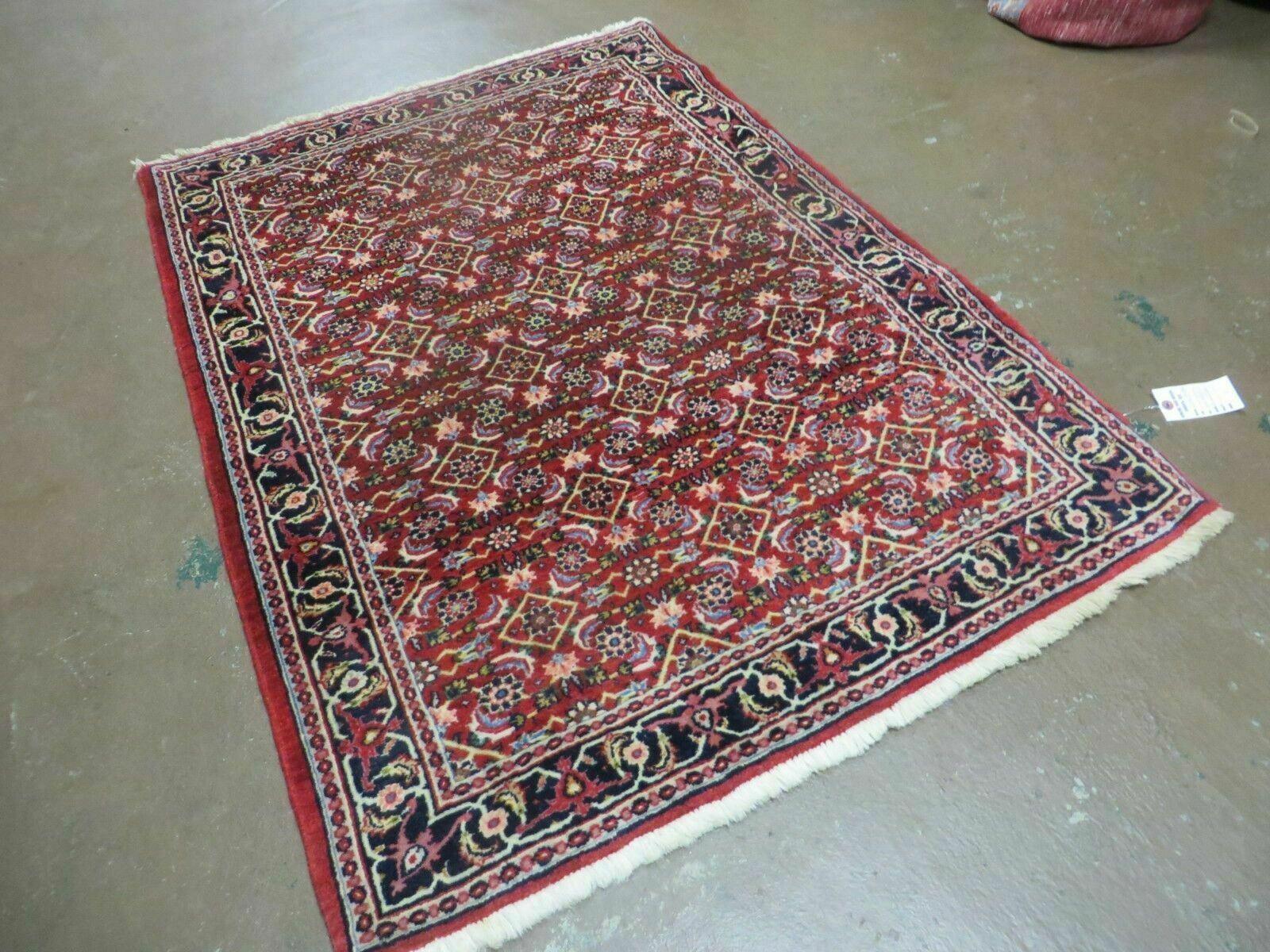 3' X 5' Handmade Knotted Indian Amritsar Floral Oriental Wool Red Rug Organic Nice - Jewel Rugs