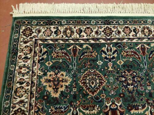 4' 1 X 5' 6" Belgium Made Karastan Kara Mar Worsted Wool Rug Nice Green - Jewel Rugs