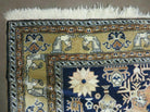 6' X 9' Vintage Handmade Knotted Turkish Caucasian Design Wool Rug Nice - Jewel Rugs